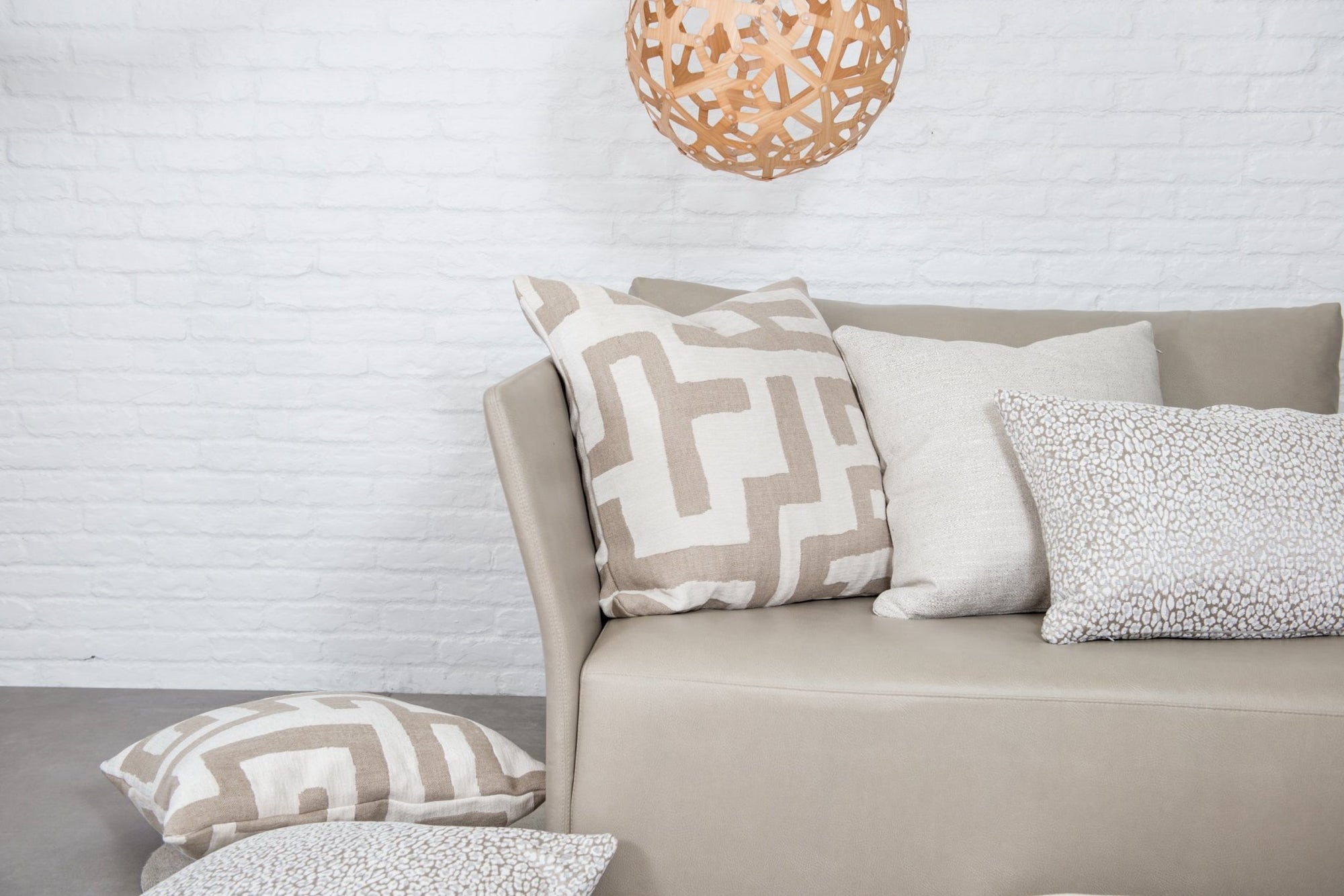 designer cushion & throw pillow in Leopardo | Snow Cushion by Zanders & Co