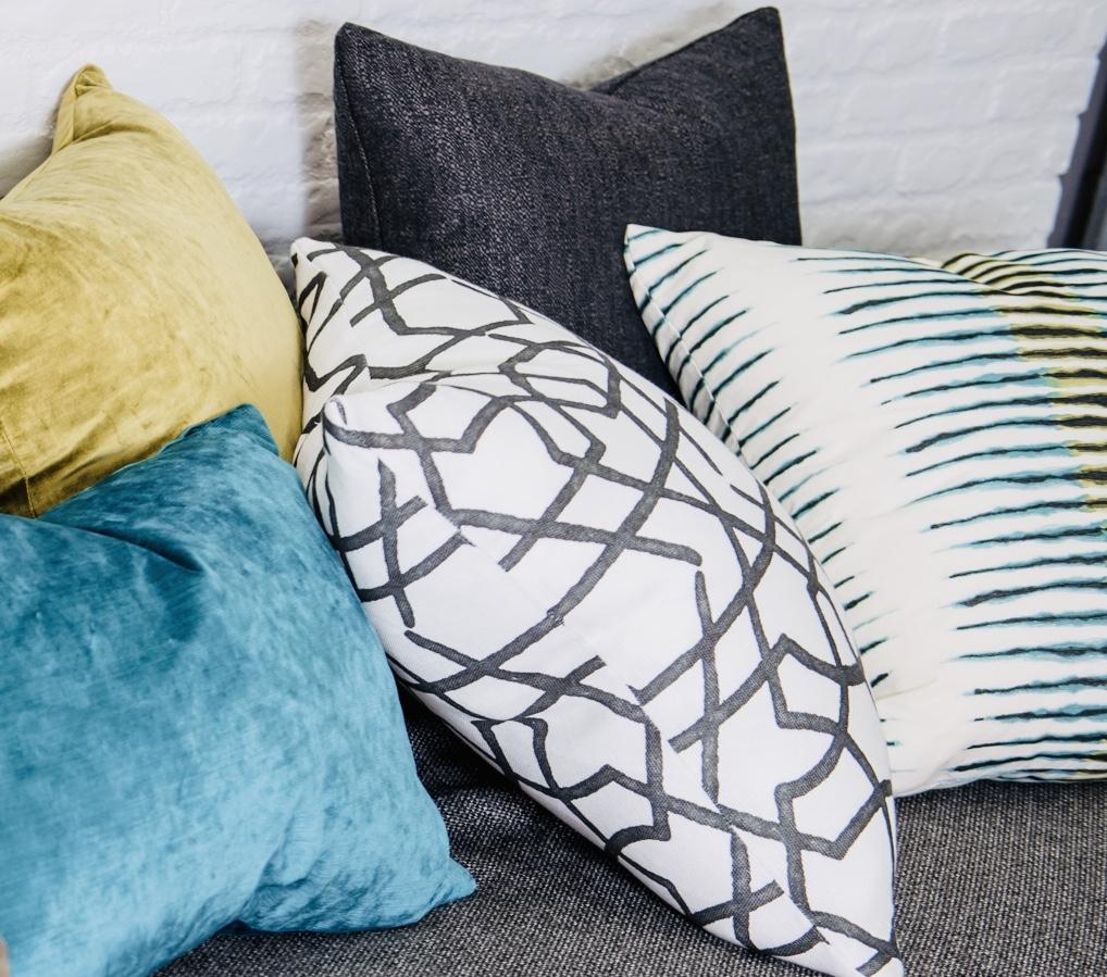 designer cushion & throw pillow in Medina | Marcasite Cushion by Zanders & Co