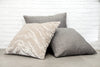 designer cushion & throw pillow in Medina | Pewter Cushion by Zanders & Co