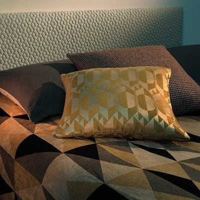 designer cushion & throw pillow in Mirror | Ochre Cushion by Zanders & Co