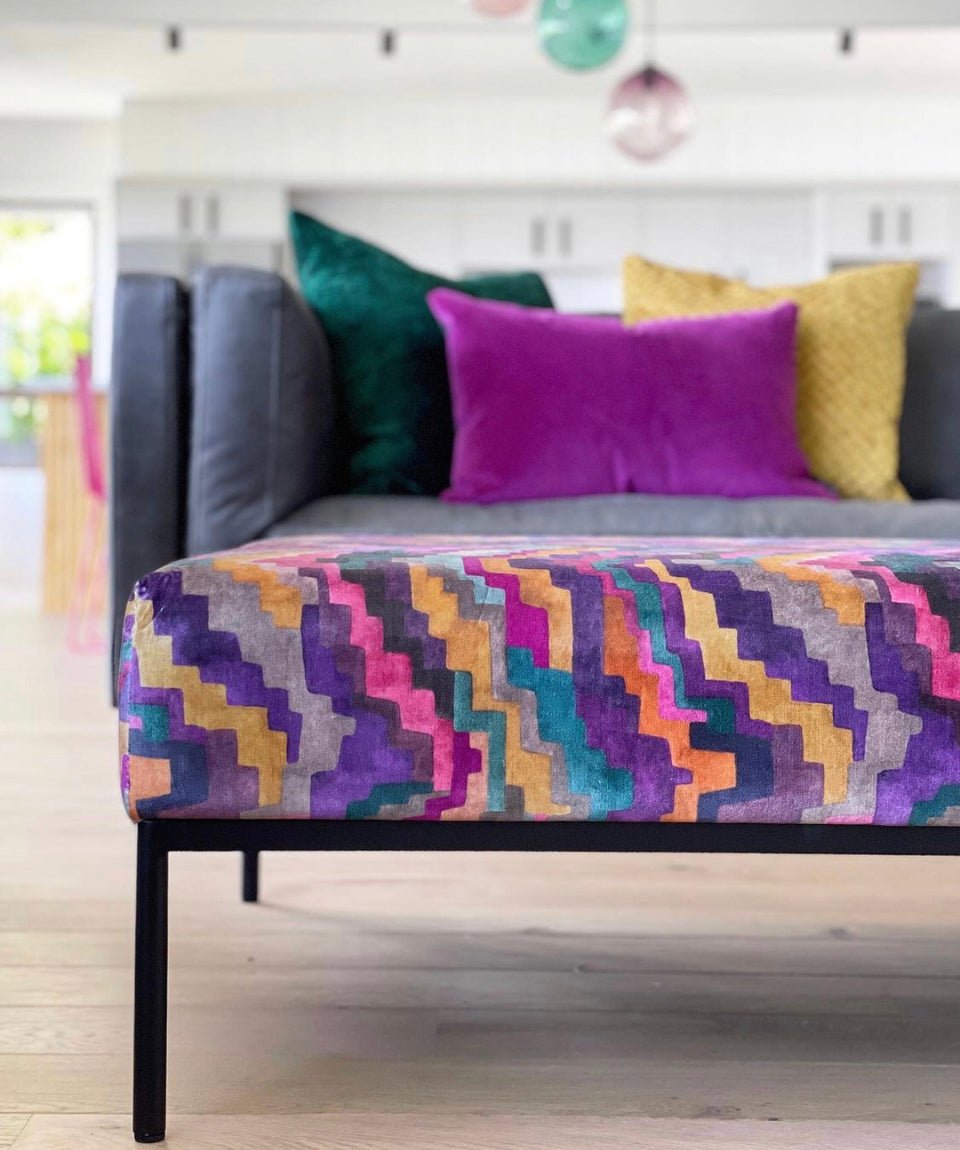 designer cushion & throw pillow in MUSE OTTOMAN by Zanders & Co