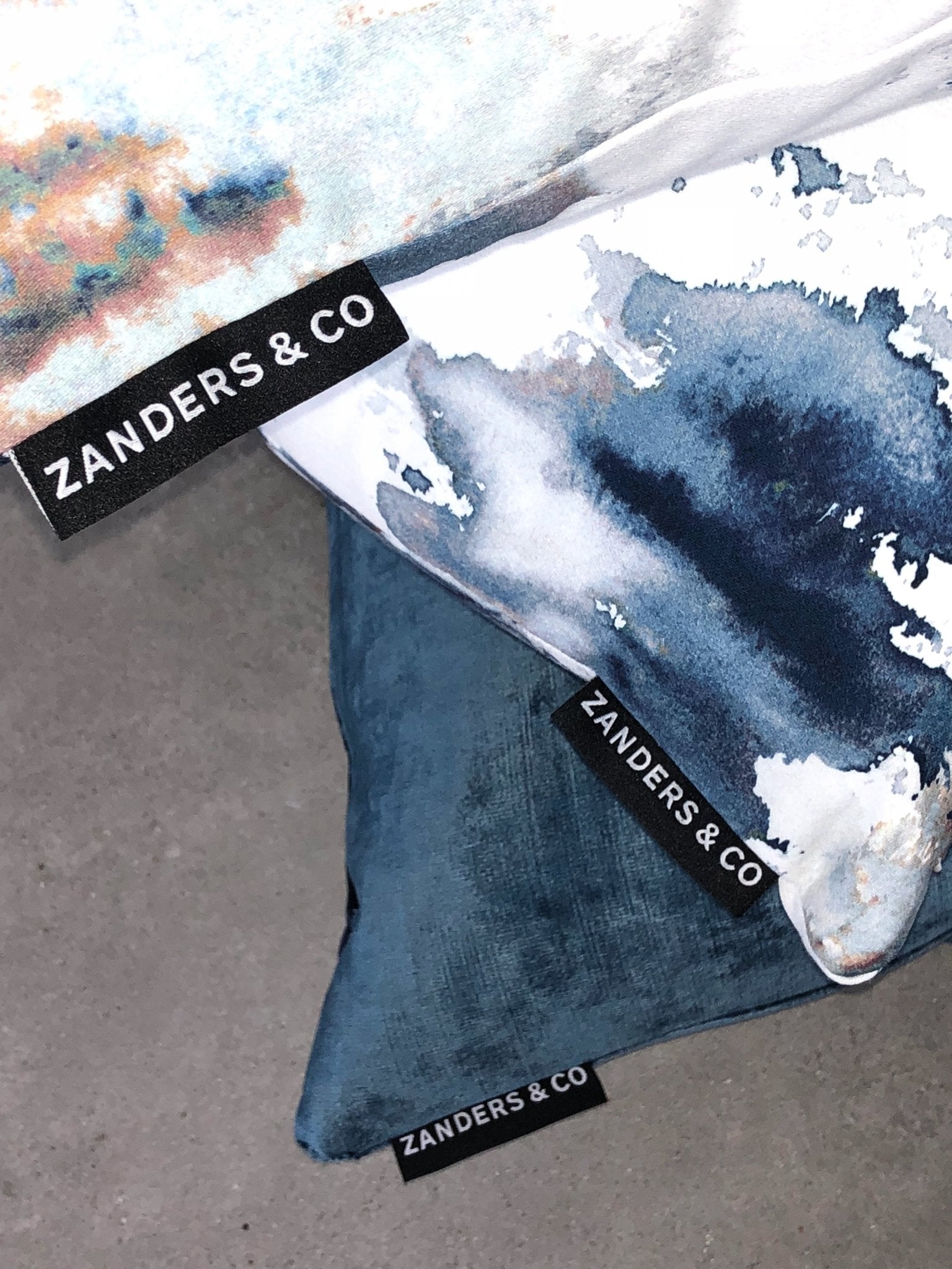 designer cushion & throw pillow in Norrland | Indigo Cushion by Zanders & Co