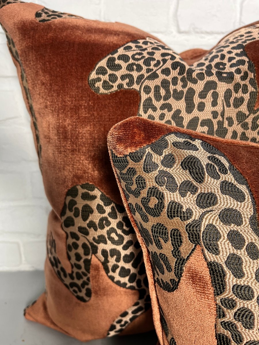 designer cushion & throw pillow in Panthera | Whisky Cushion by Zanders & Co