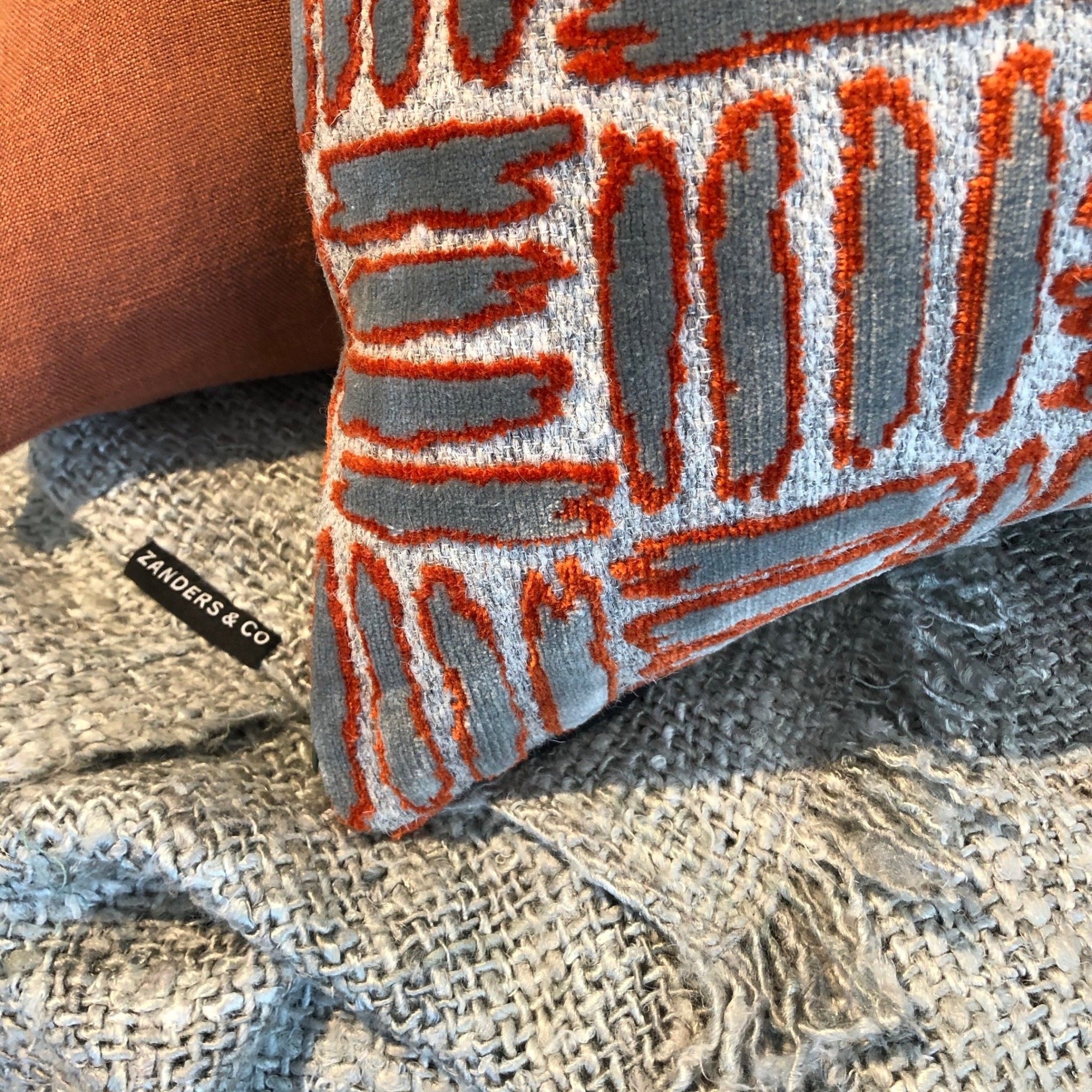 designer cushion & throw pillow in Peyote | Ember Cushion by Zanders & Co