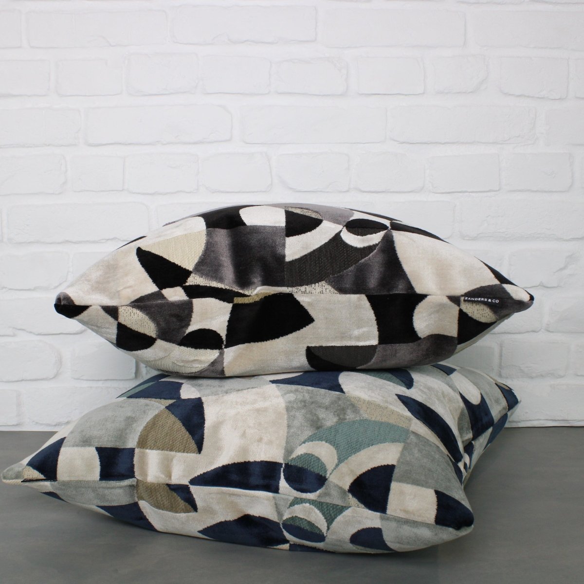 designer cushion & throw pillow in Picasso | Carbon Cushion by Zanders & Co