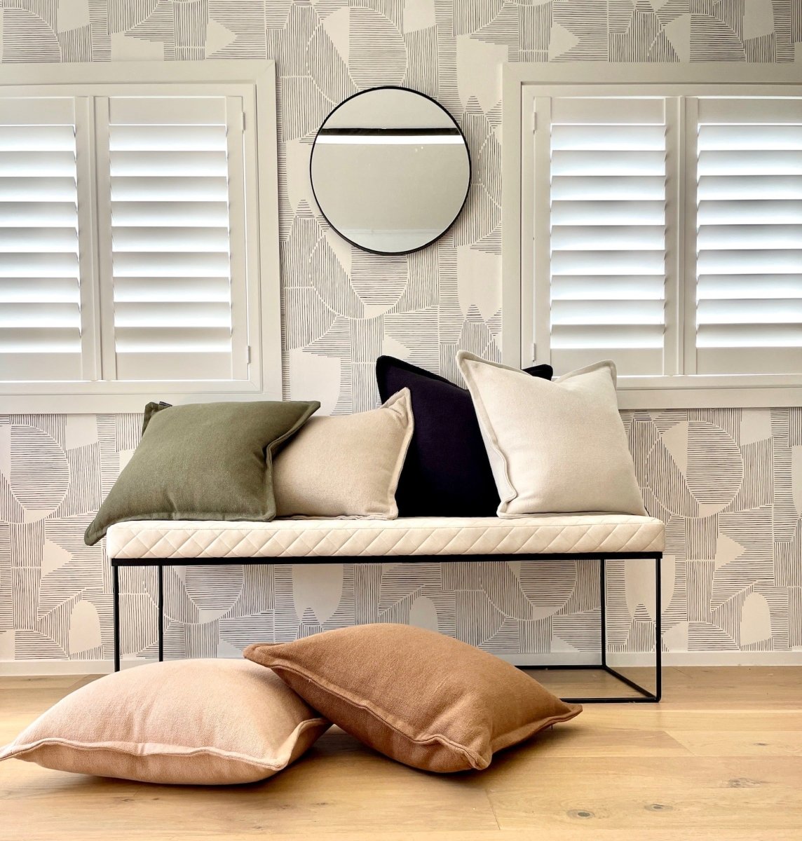 designer cushion & throw pillow in Pueblo | Dust Cushion by Zanders & Co