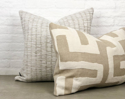 designer cushion & throw pillow in Raku | Oyster Cushion by Zanders & Co