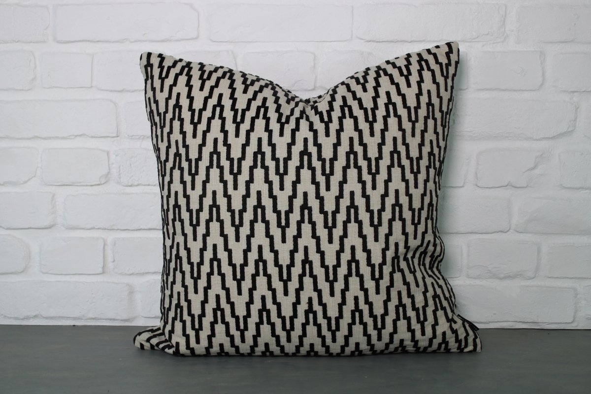 designer cushion & throw pillow in Running | Mushroom OUTDOOR CUSHION by Zanders & Co