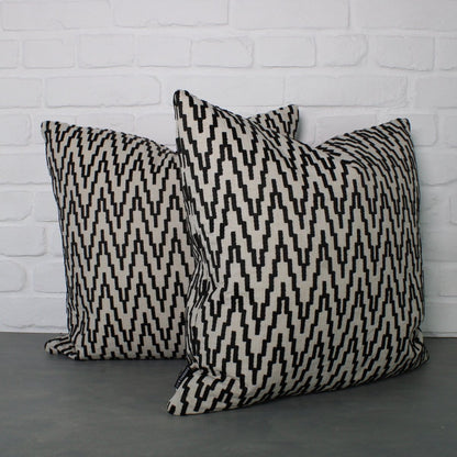 designer cushion & throw pillow in Running | Mushroom OUTDOOR CUSHION by Zanders & Co
