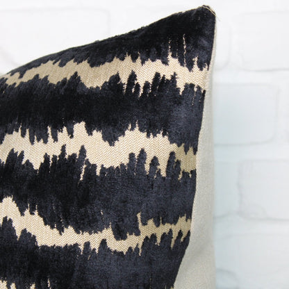 designer cushion & throw pillow in Scribble | Onyx Cushion by Zanders & Co