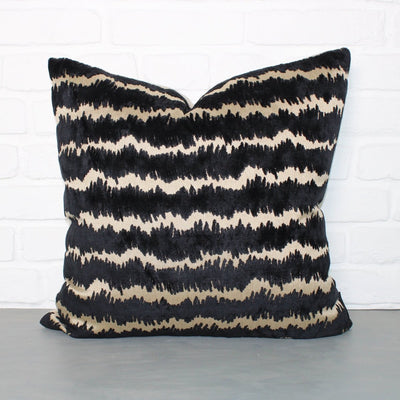 designer cushion & throw pillow in Scribble | Onyx Cushion by Zanders & Co