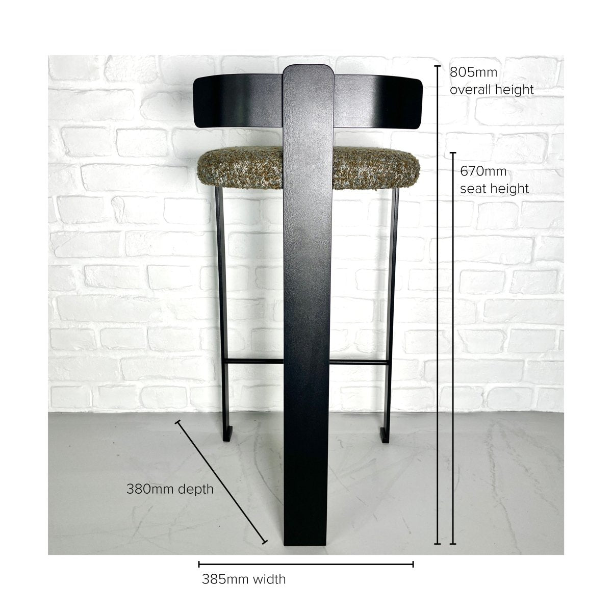 designer cushion & throw pillow in SOLO BARSTOOL by Zanders & Co