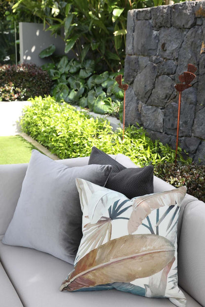 designer cushion & throw pillow in South Beach | Driftwood OUTDOOR CUSHION by Zanders & Co