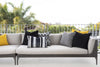 designer cushion & throw pillow in South Beach | Onyx OUTDOOR CUSHION by Zanders & Co
