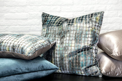 designer cushion & throw pillow in Tobia | Cerulean Cushion by Zanders & Co