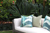designer cushion & throw pillow in Tropicalia | Midnight OUTDOOR CUSHION by Zanders & Co