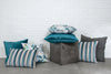 designer cushion & throw pillow in Umbala | Moroccan Blue Cushion by Zanders & Co