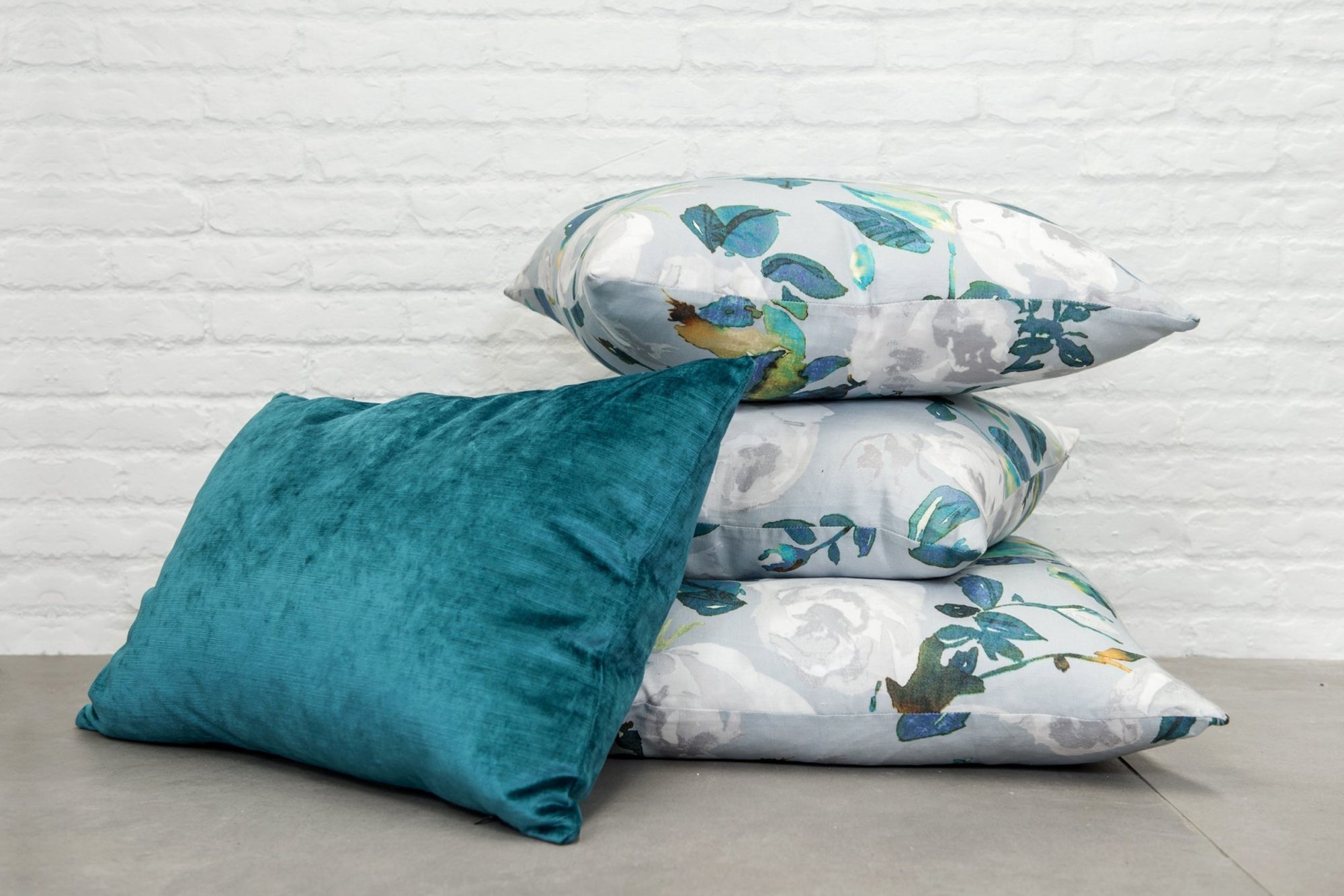 Peacock blue cushions online